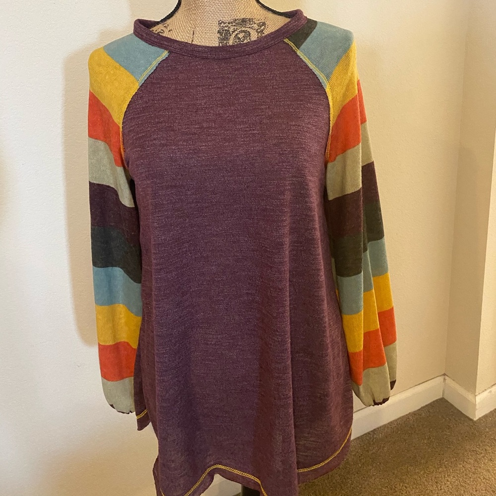 Balloon Sleeve Casual Top